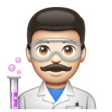 Scientifique Homme: Peau Claire