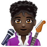 Chanteur: Peau Foncée