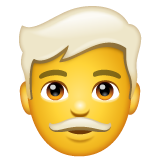 Homme: Cheveux Blancs