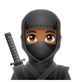 Ninja: Peau Moyennement Foncée