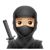 Ninja: Peau Moyennement Claire