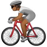 Cycliste: Peau Moyennement Foncée