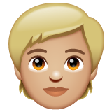 Personne: Peau Moyennement Claire, Cheveux Blonds