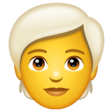 Personne: Cheveux Blancs
