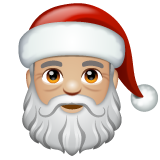 Père Noël: Peau Moyennement Claire