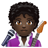 Chanteur: Peau Foncée