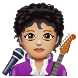 Chanteur: Peau Moyennement Claire