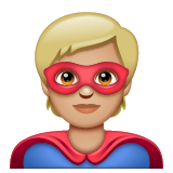 Super-Héros: Peau Moyennement Claire