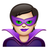 Super-Vilain: Peau Claire