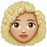 Femme: Peau Moyennement Claire, Cheveux Bouclés