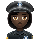 Policière: Peau Foncée