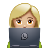Informaticienne: Peau Moyennement Claire