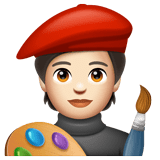 Художник: очень светлый тон кожи для WhatsApp 2.26.8.72