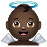Bebê Anjo: Pele Escura para WhatsApp 2.26.8.72