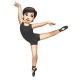 Балерина: світлий тон шкіри для WhatsApp 2.26.8.72