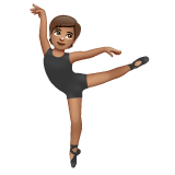 Балерина: середній тон шкіри для WhatsApp 2.26.8.72