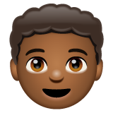Мальчик: темный тон кожи для WhatsApp 2.26.8.72