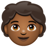 Criança: Pele Morena Escura para WhatsApp 2.26.8.72