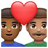 Casal Apaixonado: Homem, Homem, Pele Morena Escura, Pele Morena para WhatsApp 2.26.8.72