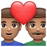 Casal Apaixonado: Homem, Homem, Pele Morena para WhatsApp 2.26.8.72