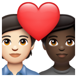 Casal Apaixonado: Pessoa, Pessoa, Pele Clara, Pele Escura para WhatsApp 2.26.8.72