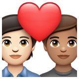 Casal Apaixonado: Pessoa, Pessoa, Pele Clara, Pele Morena para WhatsApp 2.26.8.72