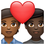 Casal Apaixonado: Pessoa, Pessoa, Pele Morena Escura, Pele Escura para WhatsApp 2.26.8.72