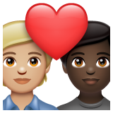 Casal Apaixonado: Pessoa, Pessoa, Pele Morena Clara, Pele Escura para WhatsApp 2.26.8.72