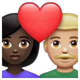 Casal Apaixonado: Mulher, Homem, Pele Escura, Pele Morena Clara para WhatsApp 2.26.8.72