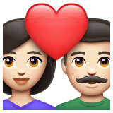 Casal Apaixonado: Mulher, Homem, Pele Clara para WhatsApp 2.26.8.72