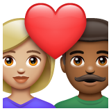 Casal Apaixonado: Mulher, Homem, Pele Morena Clara, Pele Morena Escura para WhatsApp 2.26.8.72