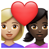Casal Apaixonado: Mulher, Mulher, Pele Morena Clara, Pele Escura para WhatsApp 2.26.8.72