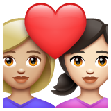 Casal Apaixonado: Mulher, Mulher, Pele Morena Clara, Pele Clara para WhatsApp 2.26.8.72