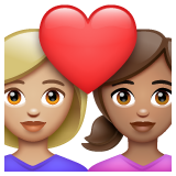 Casal Apaixonado: Mulher, Mulher, Pele Morena Clara, Pele Morena para WhatsApp 2.26.8.72