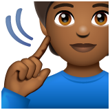 Pessoa Surda: Pele Morena Escura para WhatsApp 2.26.8.72