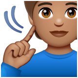 Pessoa Surda: Pele Morena para WhatsApp 2.26.8.72