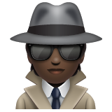 Detective: Dark Skinned Tone para WhatsApp 2.26.8.72