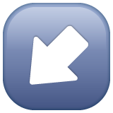 Seta Para Baixo E Para A Esquerda para WhatsApp 2.26.8.72