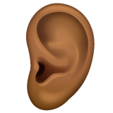 Orelha: Pele Morena Escura para WhatsApp 2.26.8.72