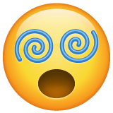 Face with Spiral Eyes for WhatsApp 2.26.8.72