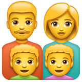 Família: Homem, Mulher, Menino, Menino para WhatsApp 2.26.8.72