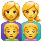 Família: Mulher, Mulher, Menino, Menino para WhatsApp 2.26.8.72