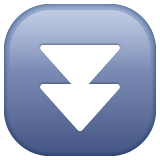 Два трикутника вістрям вниз для WhatsApp 2.26.8.72