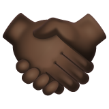 Рукостискання: дуже темний тон шкіри для WhatsApp 2.26.8.72