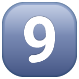 Keycap Digit Nine para WhatsApp 2.26.8.72