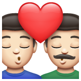 Beijo: Homem, Homem, Pele Clara para WhatsApp 2.26.8.72