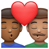 Beijo: Homem, Homem, Pele Morena Escura, Pele Morena para WhatsApp 2.26.8.72