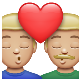 Beijo: Homem, Homem, Pele Morena Clara para WhatsApp 2.26.8.72