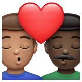 Beijo: Homem, Homem, Pele Morena, Pele Escura para WhatsApp 2.26.8.72