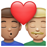 Beijo: Homem, Homem, Pele Morena, Pele Morena Clara para WhatsApp 2.26.8.72